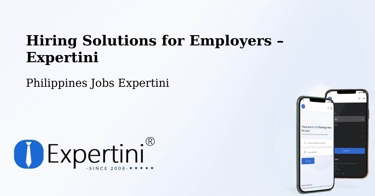 Hiring Solutions for Employers in Agoo - Agoo, Philippines Jobs Expertini