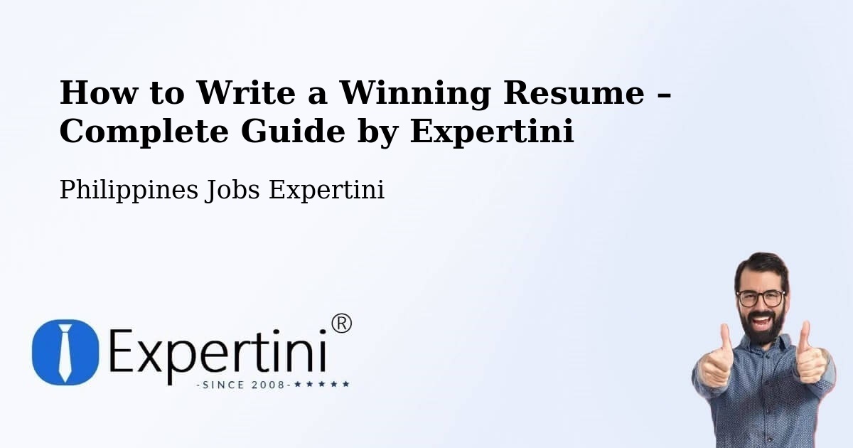 Resume Writing Guide for Job Seekers – Agoo - Agoo, Philippines Jobs Expertini